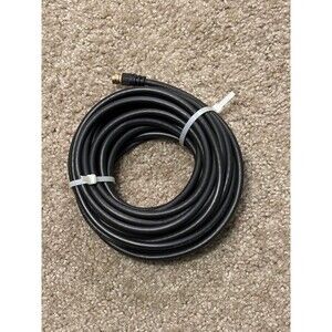 Luxtronic 35ft. RG-6U Coaxial Cable With Gold “F” Connectors- Black